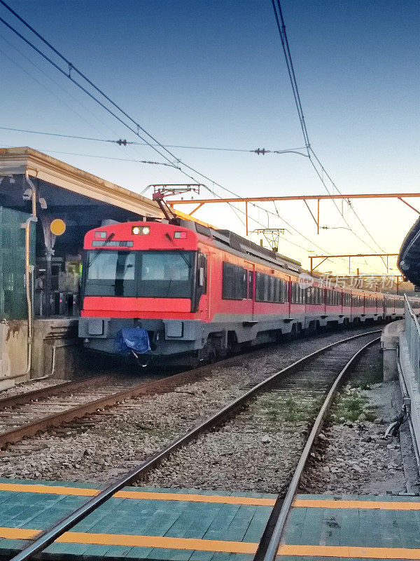 里约热内卢Grande da Serra列车，圣保罗，巴西